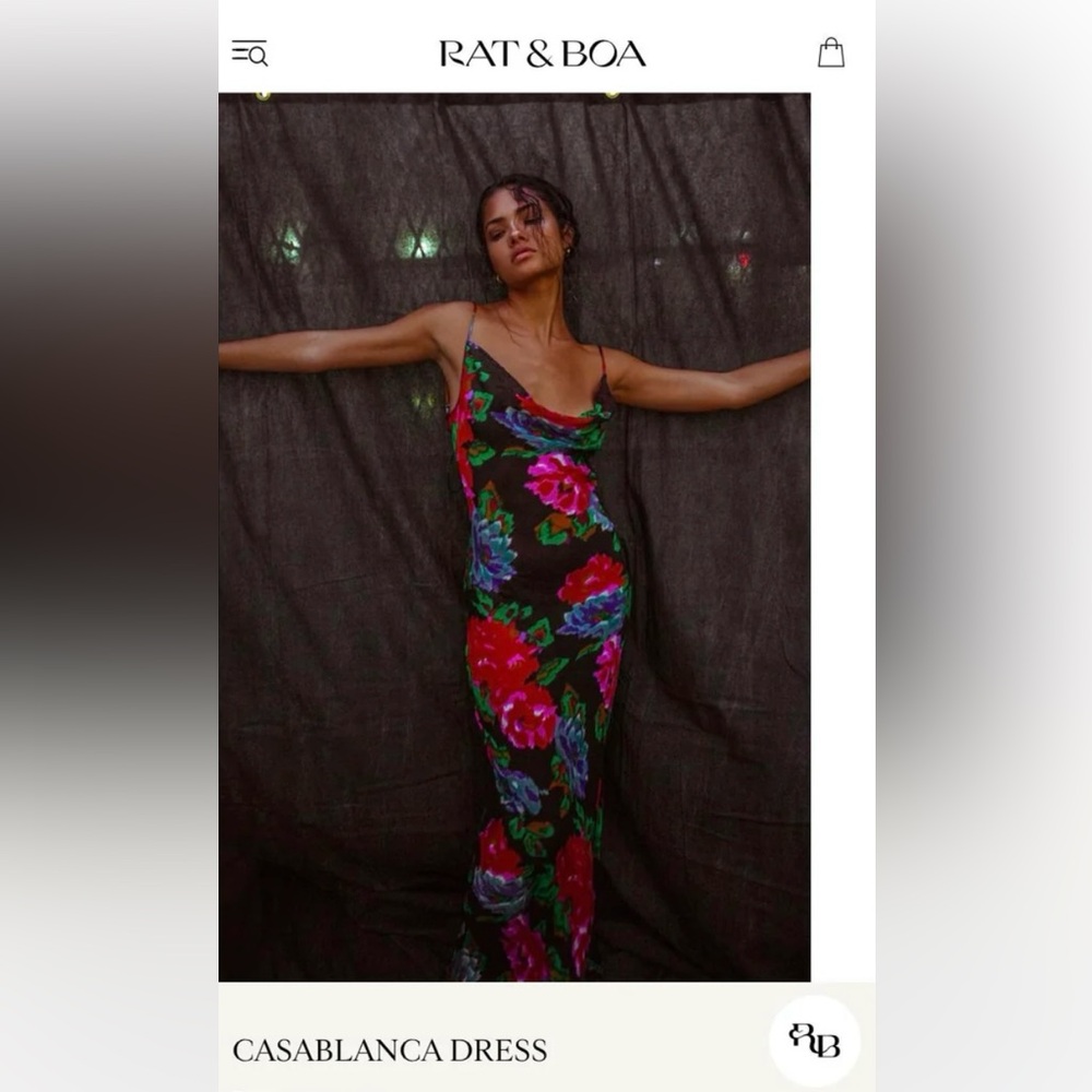 Rat & Boa Casablanca Dress Size M